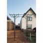 Preview: Nature Gartenbogen Metall 114x66x232 cm Schwarz