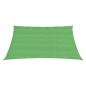 Preview: Sonnensegel 160 g/m² Hellgrün 2,5x2,5 m HDPE