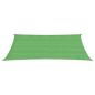 Preview: Sonnensegel 160 g/m² Hellgrün 5x8 m HDPE