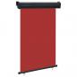 Preview: ARDEBO.de - Balkon-Seitenmarkise 125x250 cm Rot