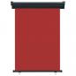 Preview: Balkon-Seitenmarkise 125x250 cm Rot