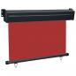 Preview: Balkon-Seitenmarkise 125x250 cm Rot