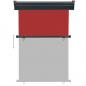 Preview: Balkon-Seitenmarkise 125x250 cm Rot