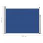 Preview: Ausziehbare Seitenmarkise 100×500 cm Blau