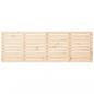 Preview: Wand-Kopfteil 206x3x63 cm Massivholz Kiefer