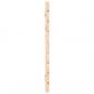 Preview: Wand-Kopfteil 206x3x63 cm Massivholz Kiefer
