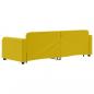 Preview: Tagesbett Ausziehbar Gelb 80x200 cm Samt