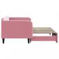Preview: Tagesbett Ausziehbar Rosa 90x200 cm Samt