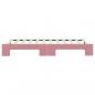 Preview: Tagesbett Ausziehbar Rosa 90x200 cm Samt