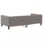 Preview: Tagesbett Taupe 100x200 cm Stoff