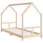 Preview: Kinderbett 80x200 cm Massivholz Kiefer