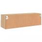 Preview: TV-Wandschrank Sonoma-Eiche 100x30x30 cm Holzwerkstoff