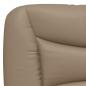 Preview: Bettgestell mit Kopfteil Cappuccino-Braun 180x200 cm Kunstleder
