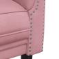 Preview: 3-tlg. Sofagarnitur Rosa Samt