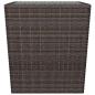 Preview: 3-tlg. Bistro-Set Poly-Rattan und Hartglas Braun