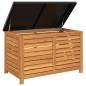 Preview: Gartenbox 90x48x55 cm Massivholz Eukalyptus