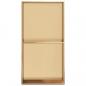 Preview: Duschnische Golden Gebürstet 32x62x9 cm Edelstahl