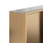 Preview: Duschnische Golden Gebürstet 32x62x9 cm Edelstahl