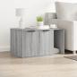Preview: Katzenklo Grau Sonoma 80x50x45 cm Holzwerkstoff