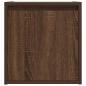 Preview: Wand-Nachttisch Braun Eichen-Optik 38x34x40 cm