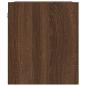 Preview: Wand-Nachttisch Braun Eichen-Optik 38x34x40 cm