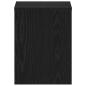 Preview: Nachttische 2Stk. Schwarz Eichen-Optik 40x30x40cm Holzwerkstoff