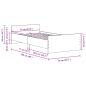 Preview: Bettgestell ohne Matratze Artisan-Eiche 75x190 cm Holzwerkstoff