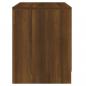 Preview: Nachttisch Braun Eichen-Optik 45x34,5x44,5 cm Holzwerkstoff