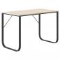 Preview: Computertisch Schwarz und Eiche-Optik 110x60x73cm Holzwerkstoff