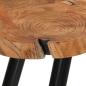 Preview: Baumstamm-Bartisch 90x54x105 cm Massivholz Akazie