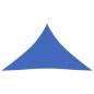Preview: ARDEBO.de - Sonnensegel 160 g/m² Blau 2,5x2,5x3,5 m HDPE