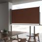 Preview: ARDEBO.de - Ausziehbare Seitenmarkise 120x300 cm Braun