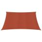 Preview: Sonnensegel 160 g/m² Terrakottarot 5x5 m HDPE