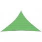 Preview: Sonnensegel 160 g/m² Hellgrün 2,5x2,5x3,5 m HDPE