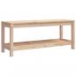 Preview: Gartenbank 108x35x45 cm Massivholz Kiefer