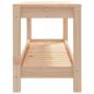 Preview: Gartenbank 108x35x45 cm Massivholz Kiefer
