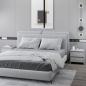 Preview: ARDEBO.de - Nachttische 2 Stk. Betongrau 45x34,5x44,5 cm Holzwerkstoff