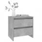 Preview: Nachttische 2 Stk. Betongrau 45x34,5x44,5 cm Holzwerkstoff