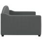 Preview: Tagesbett Dunkelgrau 90x200 cm Stoff