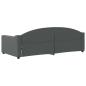 Preview: Tagesbett Dunkelgrau 90x200 cm Stoff