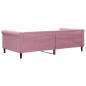 Preview: Tagesbett Rosa 100x200 cm Samt