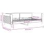 Preview: Tagesbett Rosa 100x200 cm Samt