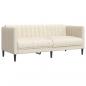 Preview: 3-tlg. Sofagarnitur Creme Stoff
