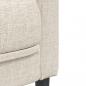 Preview: 3-tlg. Sofagarnitur Creme Stoff
