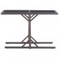 Preview: 3-tlg. Garten-Essgruppe Poly Rattan und Hartglas Braun