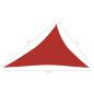 Preview: Sonnensegel 160 g/m² Rot 3x4x5 m HDPE