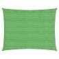 Preview: ARDEBO.de - Sonnensegel 160 g/m² Hellgrün 2,5x3,5 m HDPE