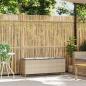 Preview: Gartenbank mit Kissen Beige 110x30x40,5 cm Poly Rattan