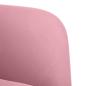 Preview: Zweisitzer-Sofa Rosa 109 cm Samt