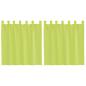Preview: Voile Vorhänge mit Lasche 2 Stk. Apfelgrün
